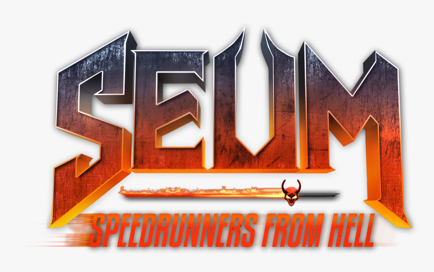 Seumlogosubtitle - Seum Speedrunners From Hell Logo