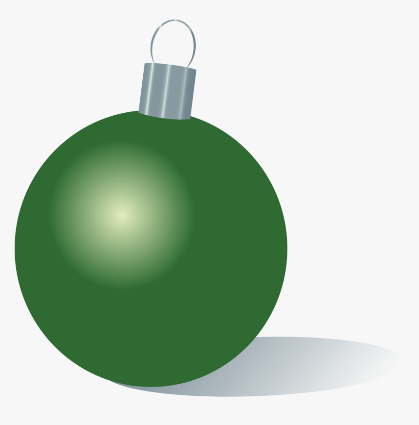 Green Christmas Ornament Png - Green Christmas Ornament Clipart