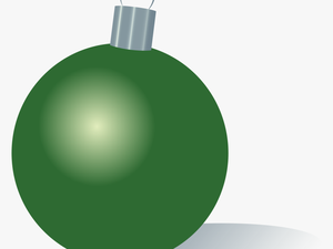 Green Christmas Ornament Png - Green Christmas Ornament Clipart