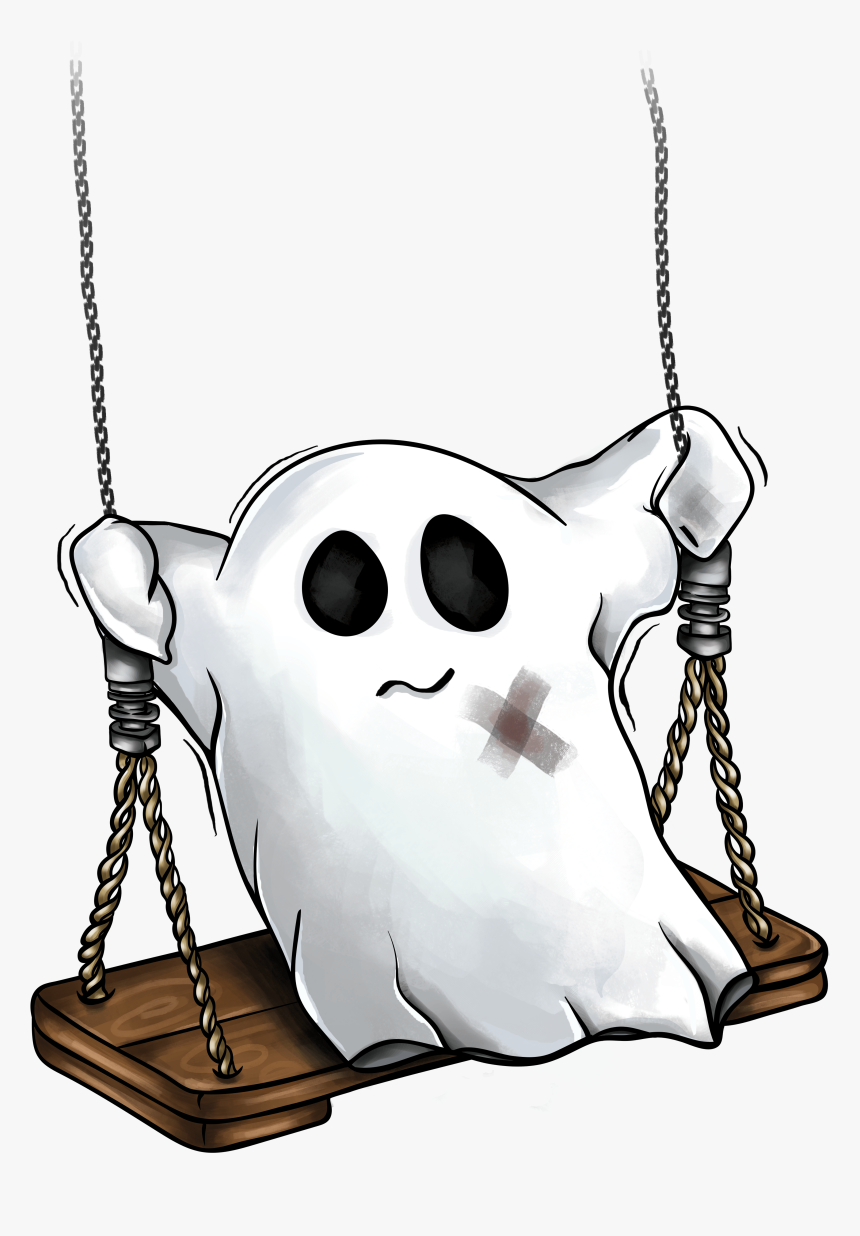 Cartoon Swing Ghost