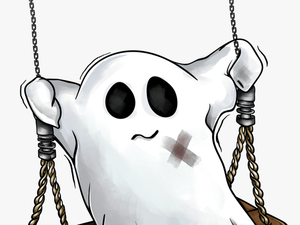 Cartoon Swing Ghost