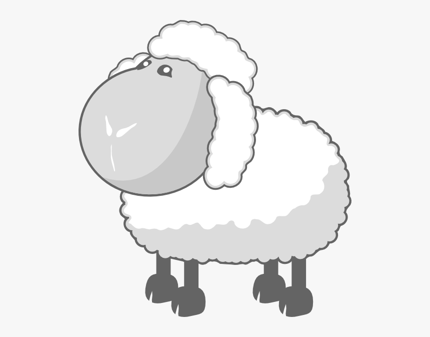 Sheep In Gray Clip Art At Clkercom Vector Clip Art - Baa Baa Wooly Sheep