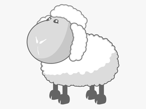 Sheep In Gray Clip Art At Clkercom Vector Clip Art - Baa Baa Wooly Sheep