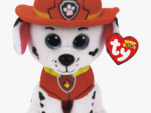 Marshall 6” Beanie Boos Plush - Paw Patrol Toys Doll