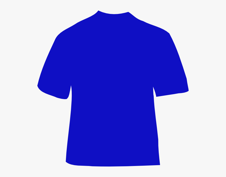 Blue T-shirt Svg Clip Arts - Royal Blue Shirt Art