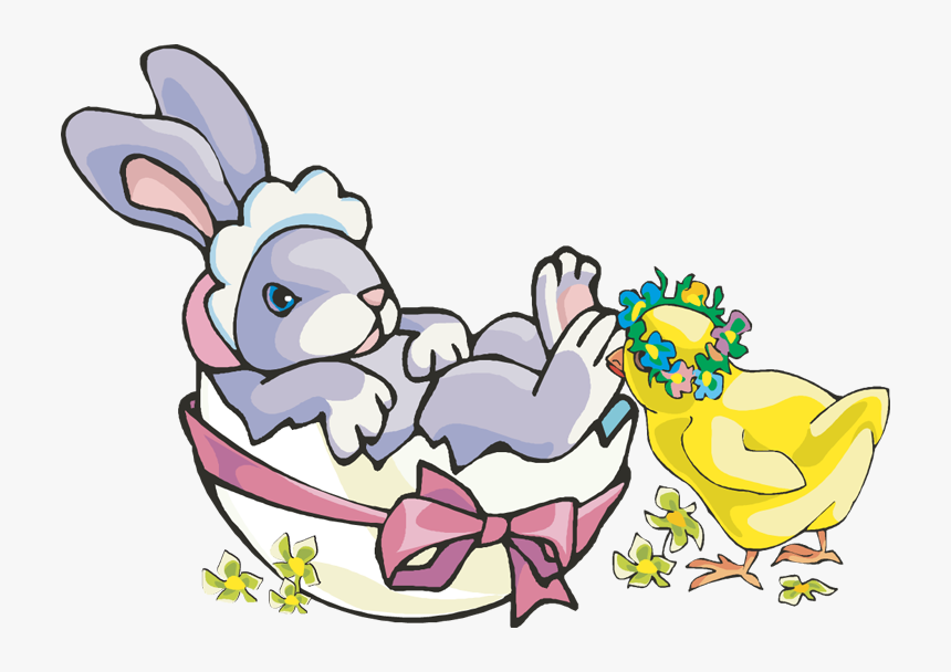 Easter 2014 Clip Art - Bunny And Chick Clip Art