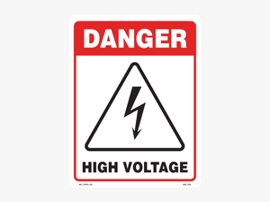 Danger High Voltage Styrene Sign - Sign