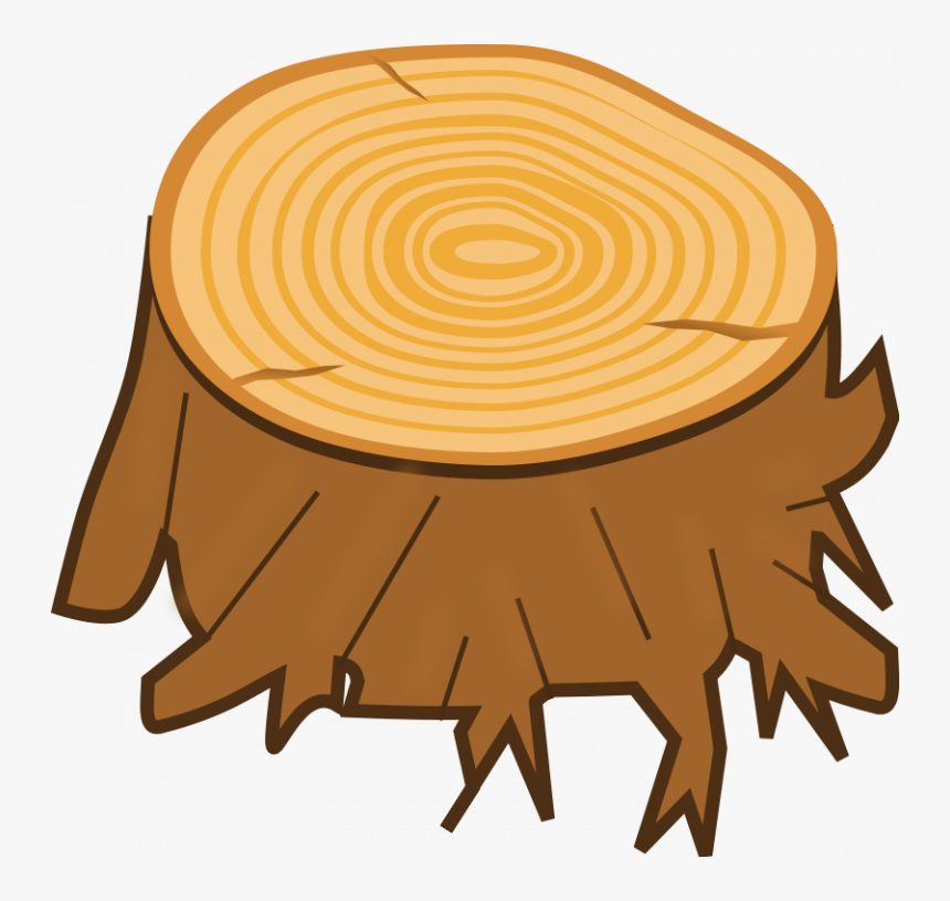 Wood Free Tree Stump - Transparent Tree Stump Clipart