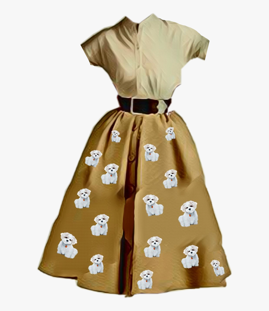Transparent Poodle Skirt Clipart - Gown