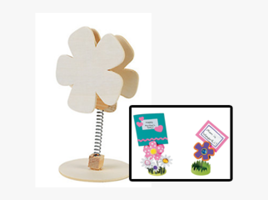 Diy Wood Flower Recipe Card Holders - Floral Design
