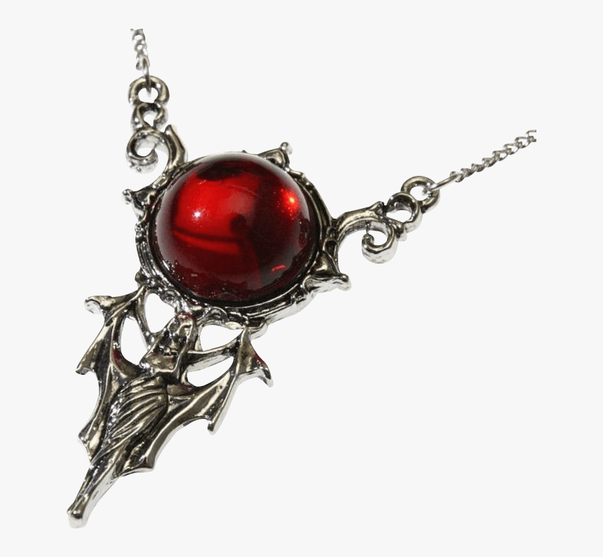 Blood Moon Vampire Necklace - Locket