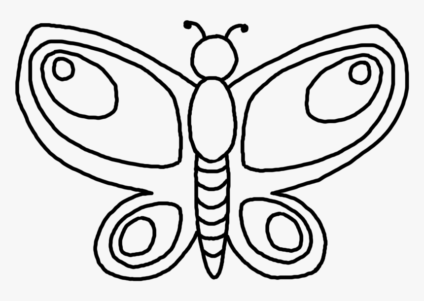 Butterfly Outline Png Transparen