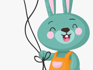 Kindergarten Child Bunny Rabbit European Free Transparent - Rabbit