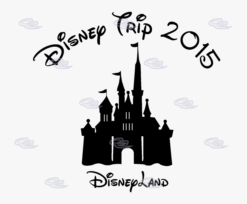 Transparent Disney Castle Clipart Outline - Disney Castle With Tinkerbell