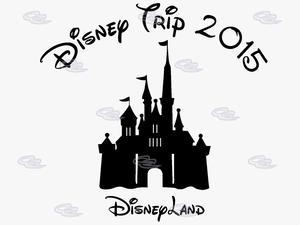 Transparent Disney Castle Clipart Outline - Disney Castle With Tinkerbell