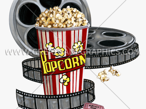 Movies Clipart Movie Snack - Movie Review Popcorn Transparent
