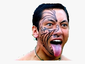 Maori Faces Warrior