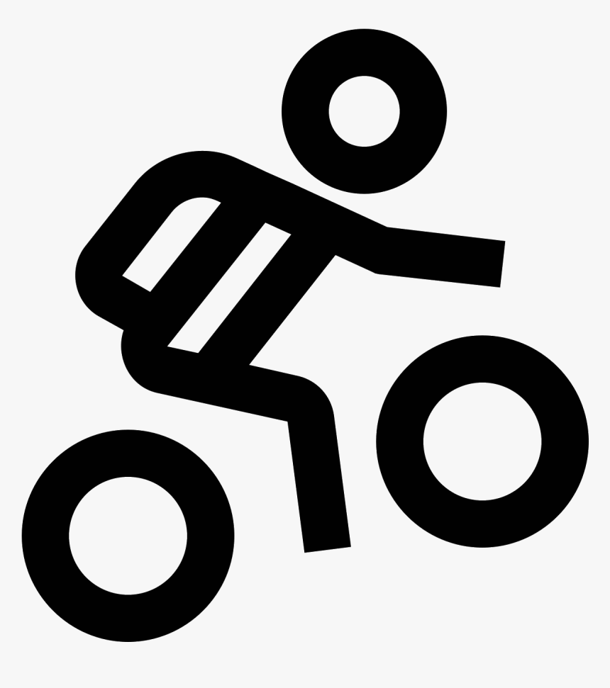 Cycling Mountain Bike Icon - Mountain Biker Icon