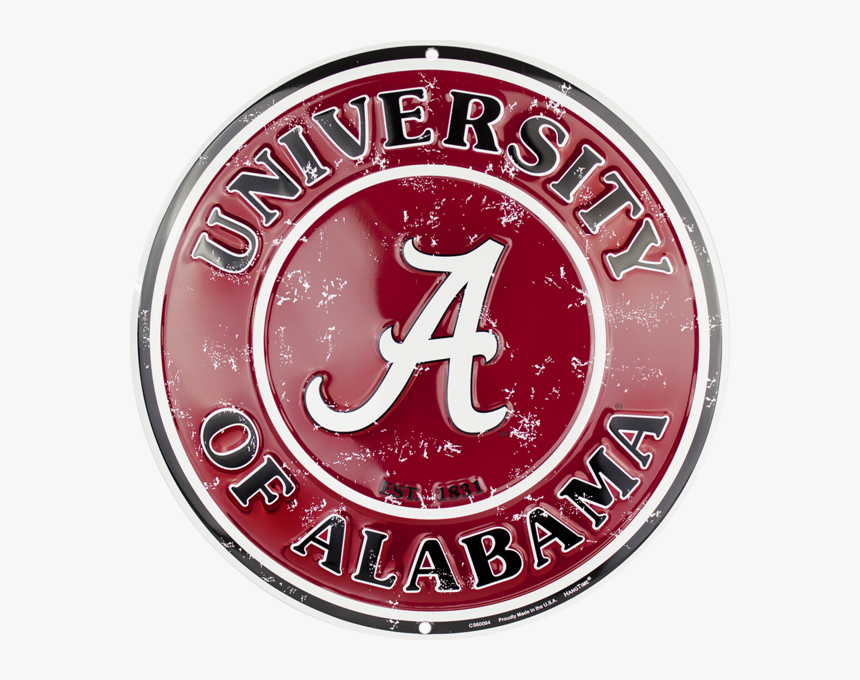 Alabama Crimson Tide Circle Sign