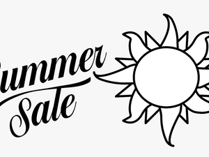 Microsoft Summer Sale Logo Black And White - Summer Sale Free Clip Art