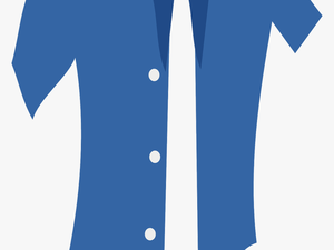 Blue Button Shirt Clipart