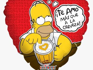 Homero Con Cerveza - Happy Sweetest Day