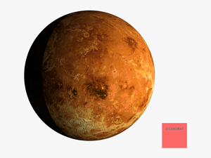 Images Of Transparent Spacehero - Venus Planet Png