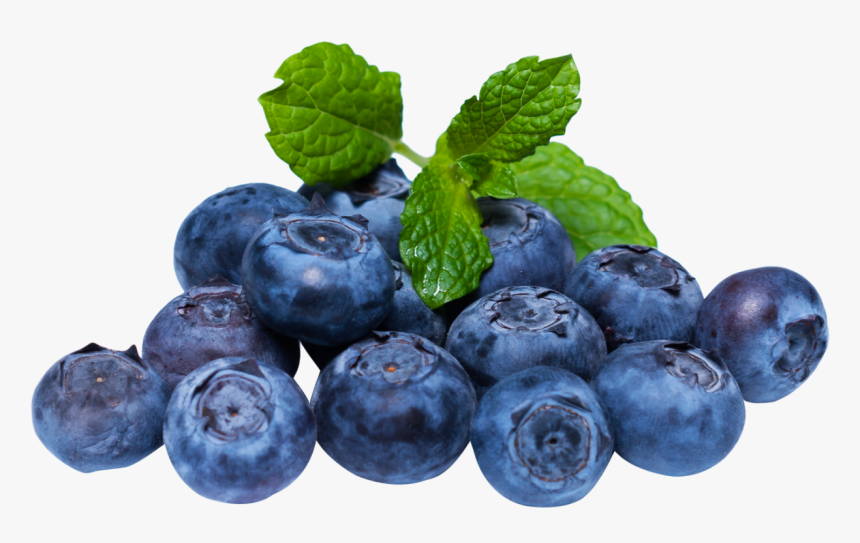 Blueberry With Leaf Png Image - 