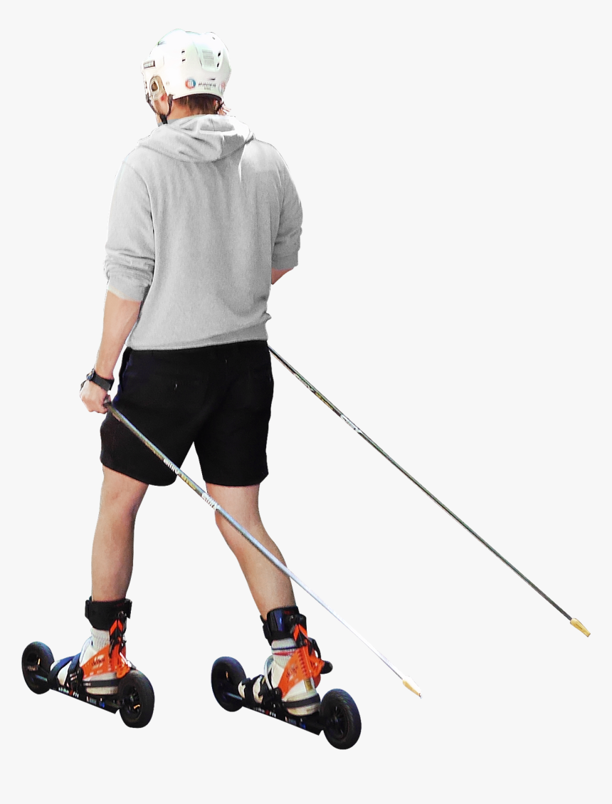 275 I Didnt Know That Terrain Roller Skis Existed Until - Man On Rollerblades Png