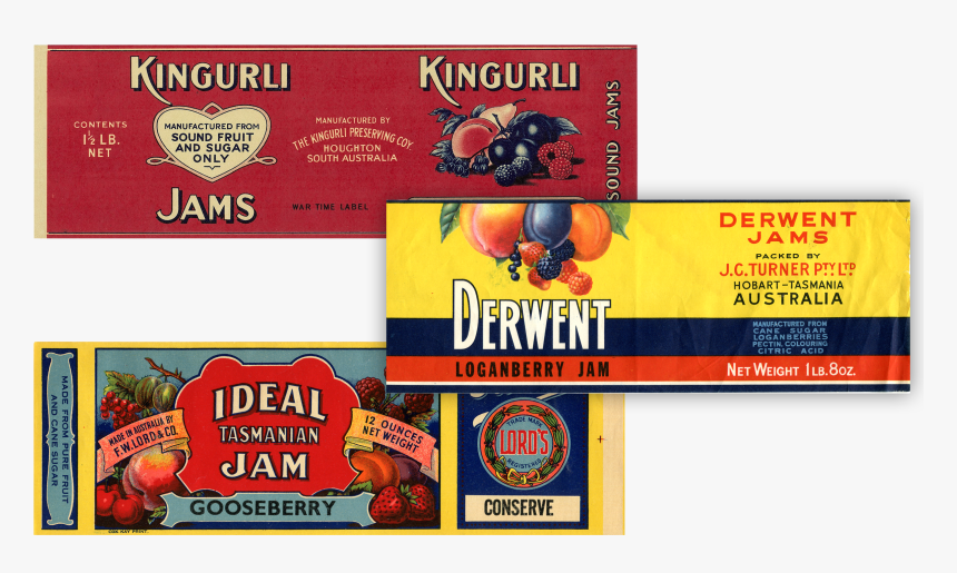 Commercial Jam Manufacturing In Australia Began On - Vintage Food Labels