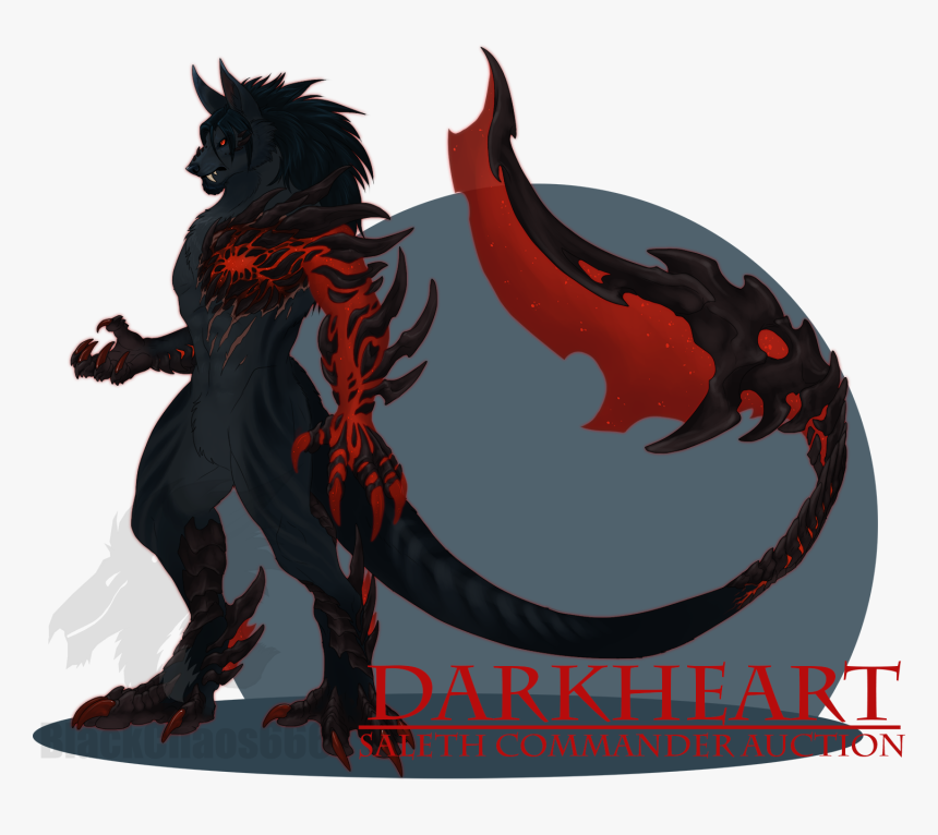 Saleth Darkheart Character Design Auction - Demon Horns Drawing