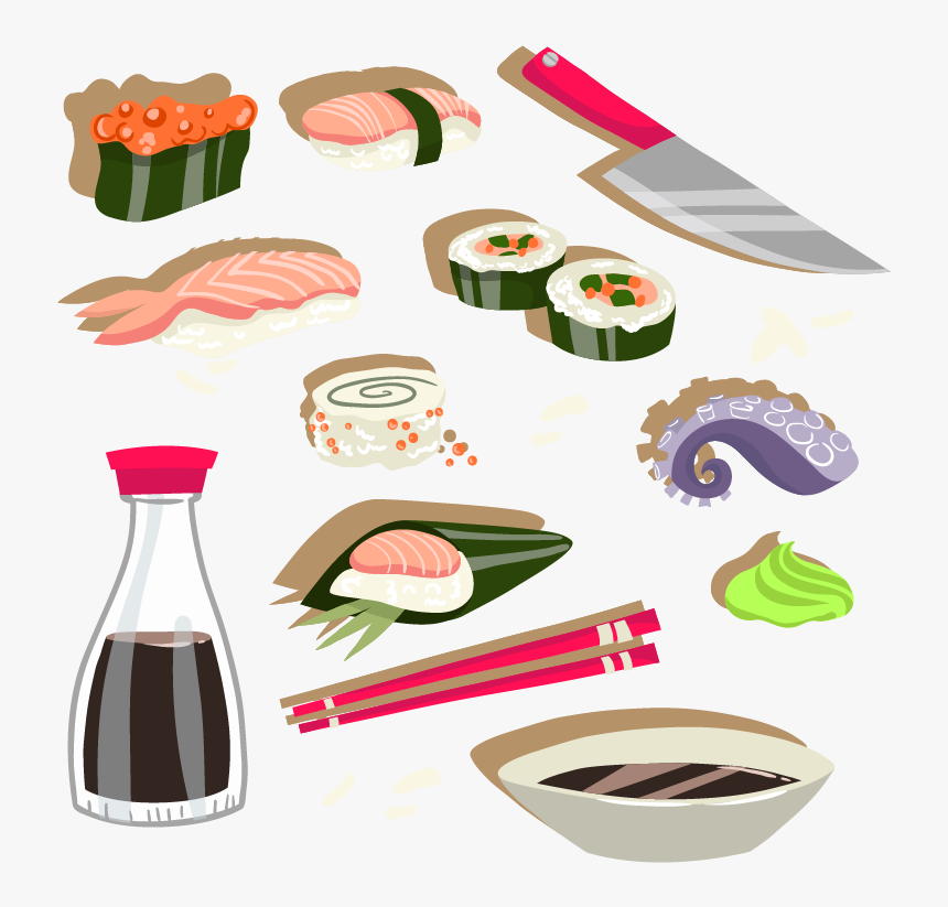 Transparent Sushi Clipart Free -