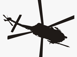 Helicopter Boeing Ah-64 Apache Clip Art - Helicopter Vector Silhouette Free
