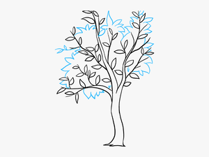Easy Drawing Of A Small Tree