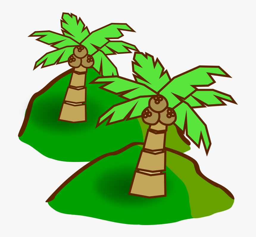 Jungle Hills - Coconut Tree Clip Art