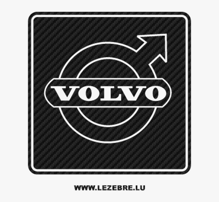 Volvo Logo Carbon Decal - Ab Vol