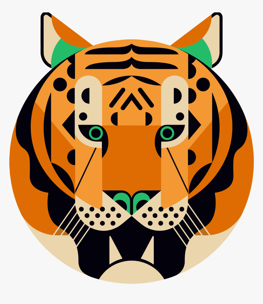 Tiger Logo 5 Head - Owen Davey I