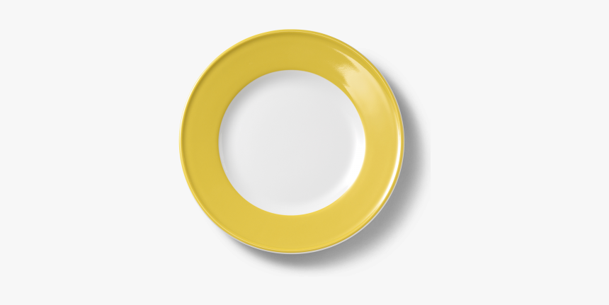 Dessert Plate Yellow - Circle