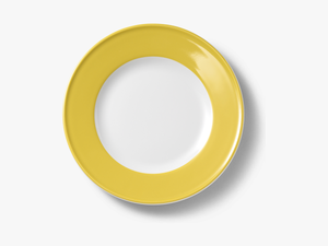 Dessert Plate Yellow - Circle