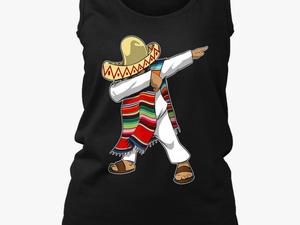 Mexican Poncho Dabbing T-shirt Cinco De Mayo - T-shirt