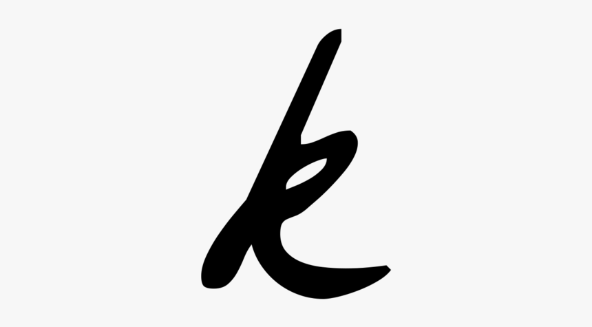 Transparent K Calligraphy - Tran