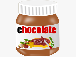 Food Jar Of Chocolate Jar Of Chocolate 555px - Chocolate Jar Clipart