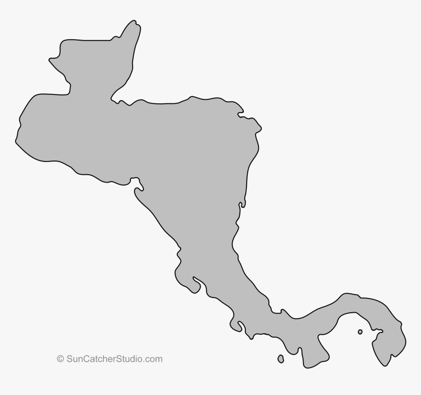 Outline Of Central America 