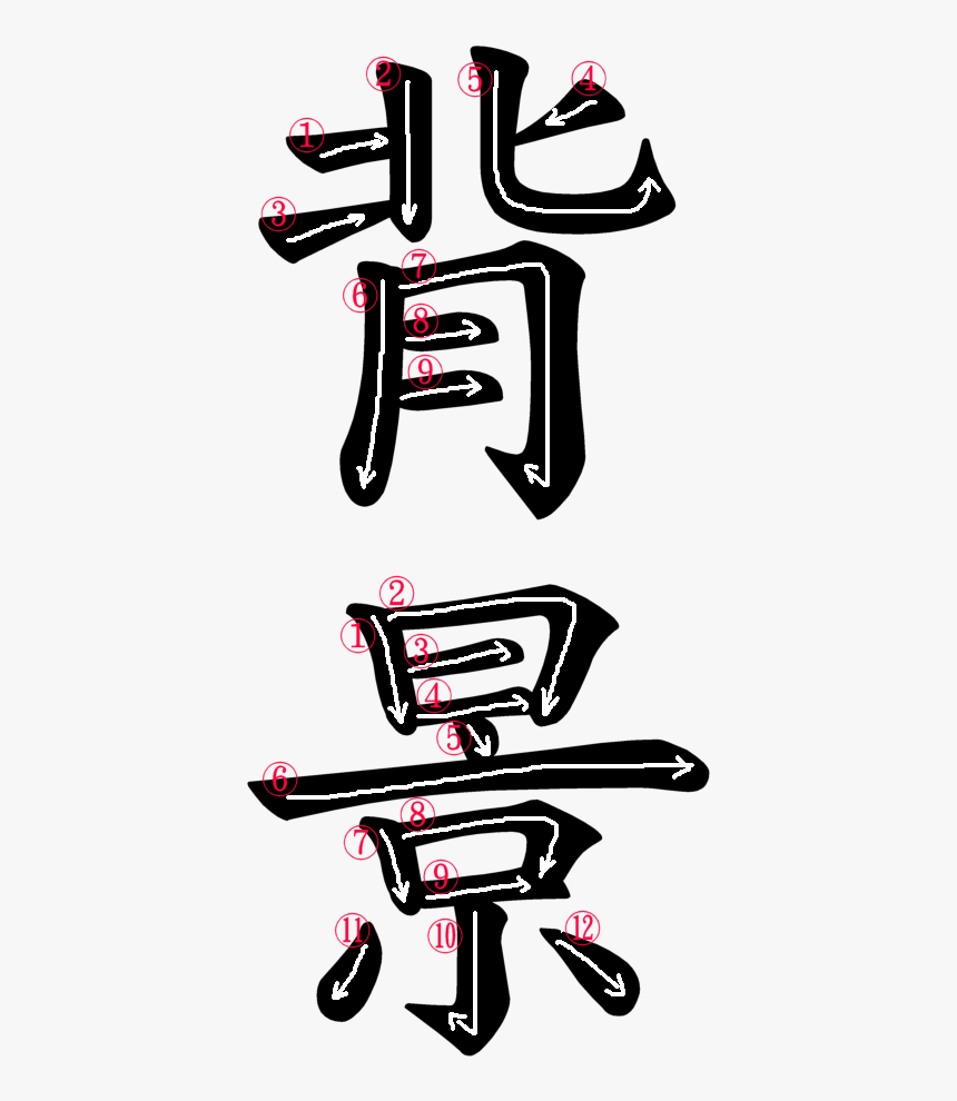 Japanese Word For Background - Japanese Words Background Png
