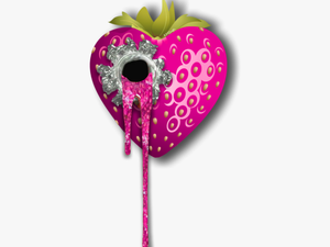#strawberry #strawberries #bullethole #shoot #shooting - Heart Shaped Strawberry Png