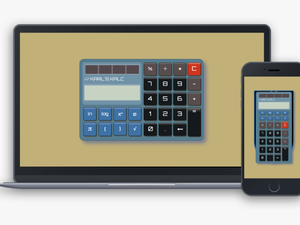 Calculator App Preview - Mobile Phone