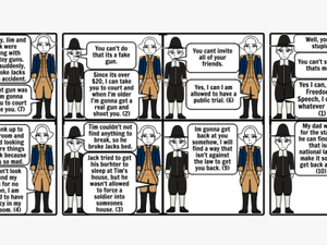 Clip Art Comic Strip Storyboard Por - Comics About The Bill Of Rights