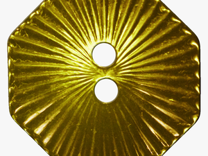 Octagonal Button With Radiating Lines