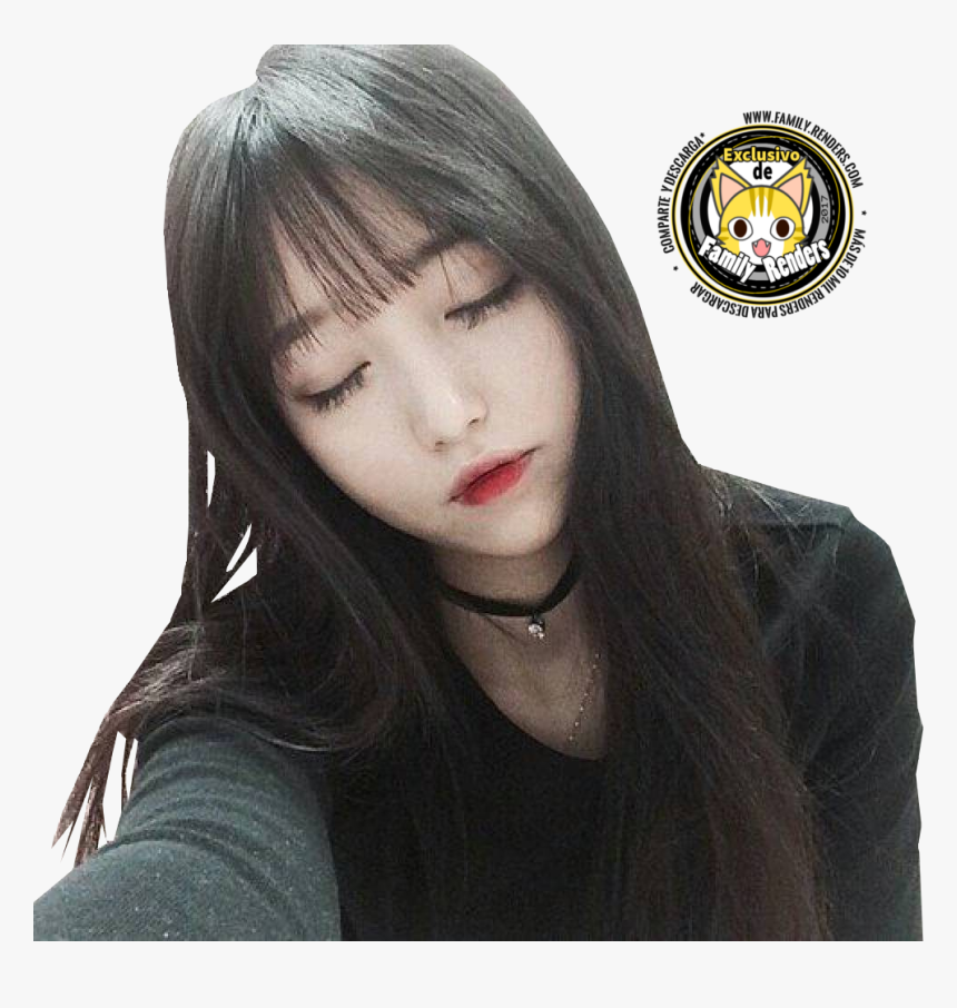 Transparent Korean Girl Png - Korean Ulzzang Girl Aesthetic