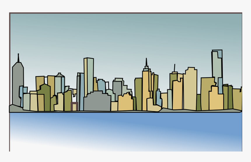 City Buildings Png Transparent Images Clipart Icons - Melbourne City Skyline Silhouette